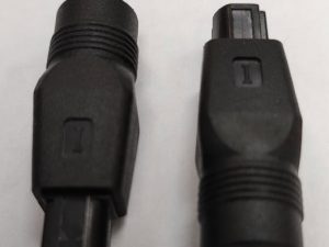 Mufa adaptoare alimentare DC 2.5x5.5 mm mama la 3 Pini tip Dell tata