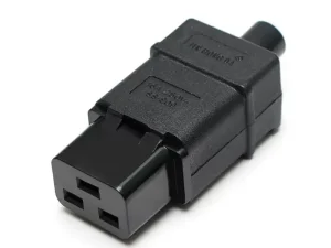 Mufa alimentare AC 16A IEC C19 tata 3 poli GBC 22.0301.10