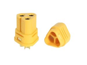 Mufa alimentare DC MT30 mama 3 pini pe cablu lipite 15A 500V AMASS MT30-F