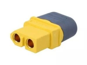 Mufa alimentare DC XT60 mama 2 pini pe cablu cu lipire 30A 500V AMASS XT60H-F
