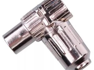 Mufa antena tv mama metal nichelata