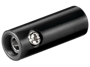 Mufa banana mama 4mm din plastic negru Goobay 11378