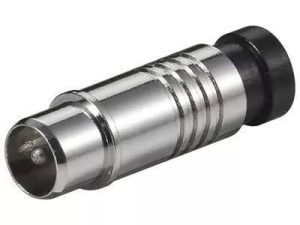 Mufa coaxial tata compresie 7mm Goobay