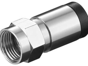 Mufa conector F tata cu compresie pentru cabluri cu diametrul exterior de 7mm Well