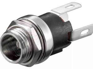Mufa DC sasiu 2.1mm 5.5x2.1mm cu lipire Goobay