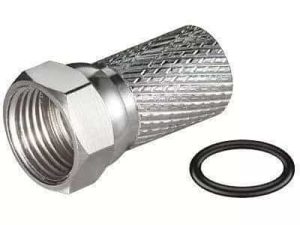 Mufa F 7mm cupru garnitura cauciuc Goobay