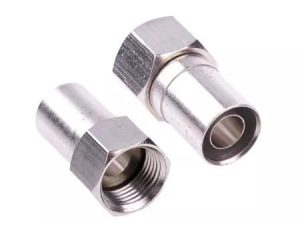 Mufa F compresie pentru cablu coaxial cu diametrul de 6.8mm