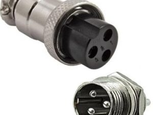 Mufa HOVERBOARD TIP CONECTOR MICROFON 3 Pini Mama+Tata