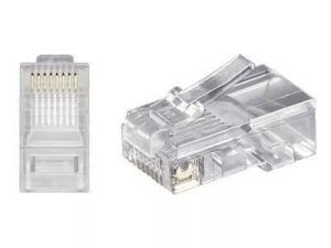 Mufa internet RJ45 CAT5 8p8c cablu push rotund