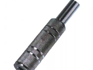 Mufa JACK 3.5 mm mama MONO metal pe fir cu protector cablu