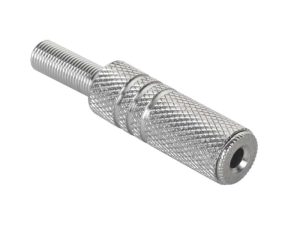 Mufa Jack 3.5 mm mama stereo metal pe cablu