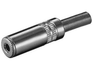 Mufa Jack 3.5 mm stereo mama metal Goobay