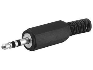 Mufa Jack 3.5 mm stereo tata cu protectie cablu din plastic Goobay