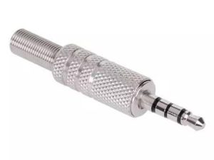 Mufa JACK 3.5 mm tata metal 4 contacte 4 pini