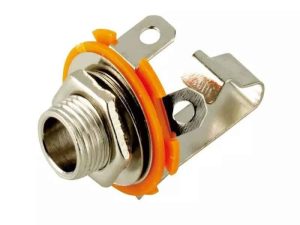 Mufa Jack 6.35 mm mono mama metal panou Goobay