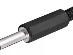 Mufa Jack audio 6.35 mm mono tata din plastic cu protectie pentru cablu Goobay