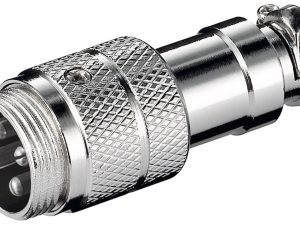Mufa microfon XLR tata NC4 4 pini pe fir Goobay
