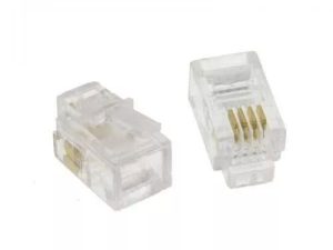 Mufa modulara telefon RJ10 4P4C contacte aurite Well