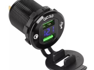 Mufa montaj auto incarcare 2x USB QC3.0 Peiying