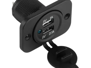 Mufa montaj bricheta auto incarcare 2x USB 3.1A PY-CHR0001 Peiying
