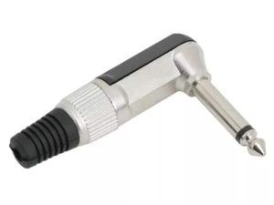 Mufa tata 6.3 mm mono Jack 90 executie ranforsat