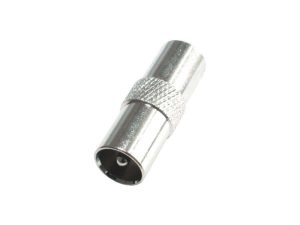 Mufa tata coaxiala metal se poate infileta direct pe cablu RG6 HOME