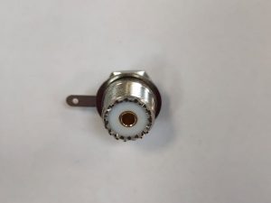 Mufa UHF mama pin aurit pe panou cu piulita SO 239-PL 259 pentru statii CB