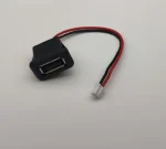 Mufa USB2.0 mama panou tip A 1 port gabarit mic cu 2 fire 18xH10mm