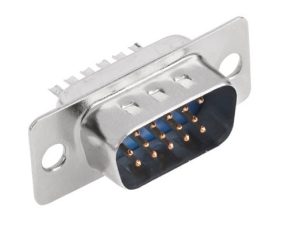 Mufa VGA HDDB tata 15 pini cu terminale de lipire