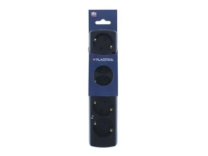 Multipriza 5 prize fara cablu alimentare negru GN-570S/BK Plastrol