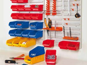Organizator de perete cu 43 piese 840 mm x 590 mm x 20 mm HANDY 10944