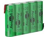 Pachet acumulatori 5x AA 2100mAh 6V Nickel-metal hybride NIMH Goobay