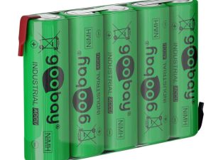 Pachet acumulatori 5x AA 2100mAh 6V Nickel-metal hybride NIMH Goobay