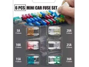 Pachet mini sigurante auto 5A 10A 15A 20A 25A 30A NEXUS 11x8.6mm