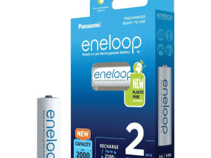 Panasonic Eneloop set acumulatori Ni-MH AA R6 2000mA 2100 cicluri 2buc BK-3MCDE/2BE 5410853064176