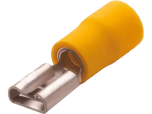 Papuc auto mama 4.0-6.0mm2 0.8x6.35mm izolat /galben Safak FE-5638