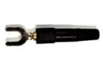 Papuc electric izolat tip furca 6mm negru ST-6MM/32A/BK GBC 18.5027.02