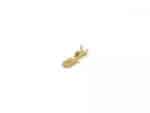 Papuc terminal plat tata neizolat 6.3x8mm din alama 1.5-2.5 mm