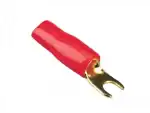 Papuc Terminal tip furca 10mm2 M4 aurit izolat rosu ACV 30.4410-02