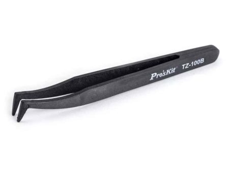 Penseta conductiva cu varful curbat 120mm ProsKit