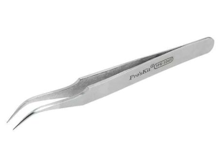 Penseta cu varf curbat 120mm ProsKit