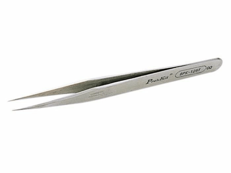 Penseta dreapta cu varf super fin 120mm 1PK-125T Pro`sKit