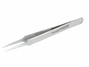 Penseta dreapta cu varf super fin 120mm Pro`sKit 1PK-102T