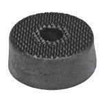 Picior cauciuc boxa R37x15mm montabil cu surub R5mm cauciuc masiv saiba metalica 1buc HT 3123 SAL