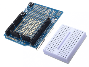 Placa + breadboard 170 puncte compatibil Arduino Uno R3 Leonardo