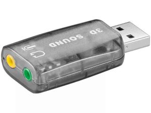 Placa de sunet Usb la 2x 3.5 mm stereo Goobay