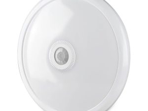 Plafoniera LED 12W 900lm IP20 cu senzor de miscare 6400K alb rece V-tac SKU-21809