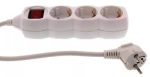 Prelungitor 3 prize 1.5m cu intrerupator 3500W 16A 3xG1.5mmp Well