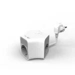 Prelungitor 3 prize 1x USB-A + 1x USB-C 20W cablu 3x1.5mmp 1.4m 3500W 16A alb Technik TPQ3W+USB