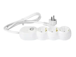 Prelungitor electric 3500W 3G1.5 alb 3 prize 3m cu intrerupator Wconn AL3115A03
